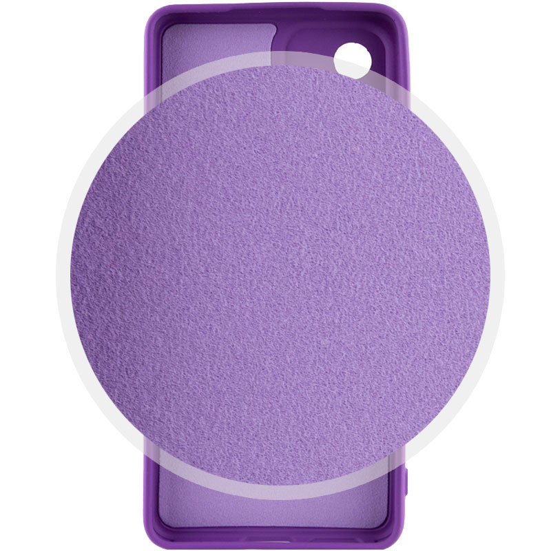 Silicone Cover Full Camera without Logo (A) для Tecno Pop 6 Pro (Purple)-1